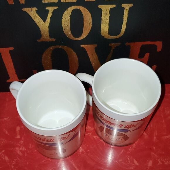 Campbell Soup Campbell Up! Cup Set of 2 VTG. - Picture 4 of 4